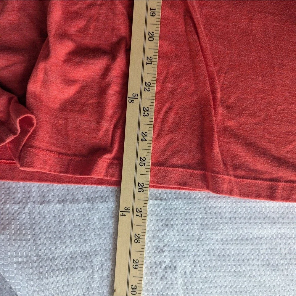 North Face Shirt Mens Size Medium Red Never Stop Exploring Outdoor Graphic Tee